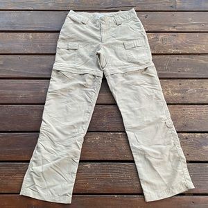 The north face vintage zip off nylon hiking pants